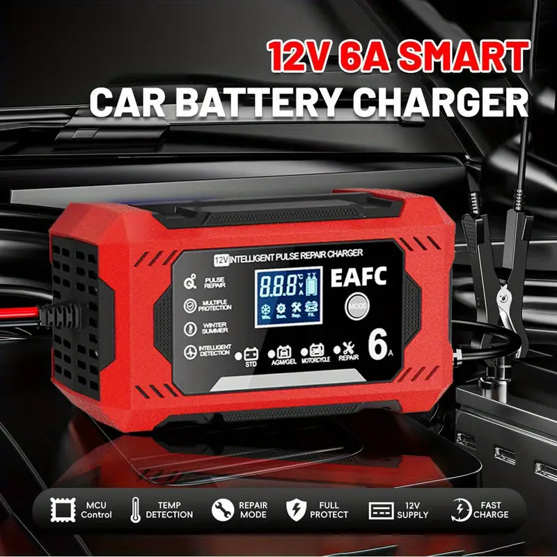 Inteligentná nabíjačka EAFC 12V 6A — изображение 2