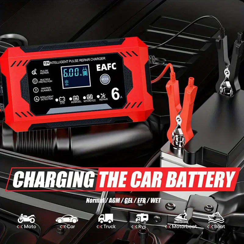 Inteligentná nabíjačka EAFC 12V 6A — изображение 3