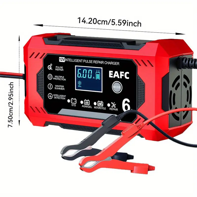 Inteligentná nabíjačka EAFC 12V 6A — изображение 6