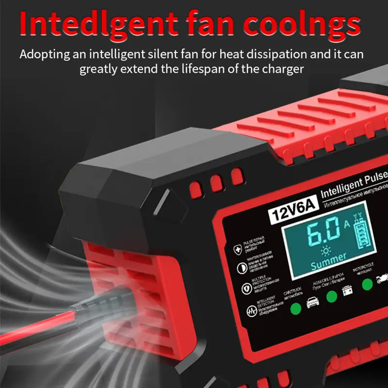 Odolná impulzná nabíjačka E-MalX 12V 6A — изображение 3